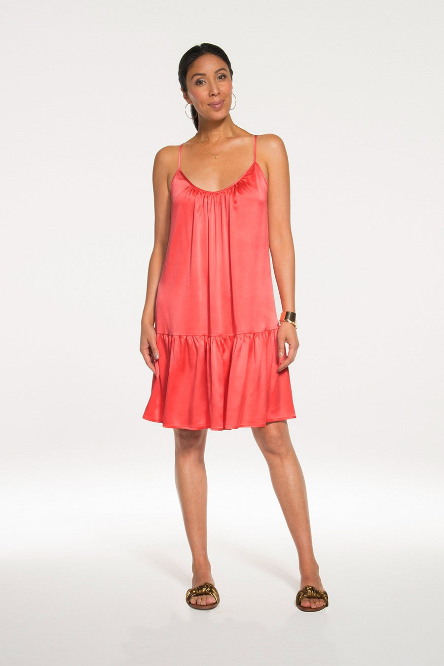 Camellia Coral Silk Dresses & Nightgowns Canada Camellia Coral Silk Dresses & Nightgowns Canada